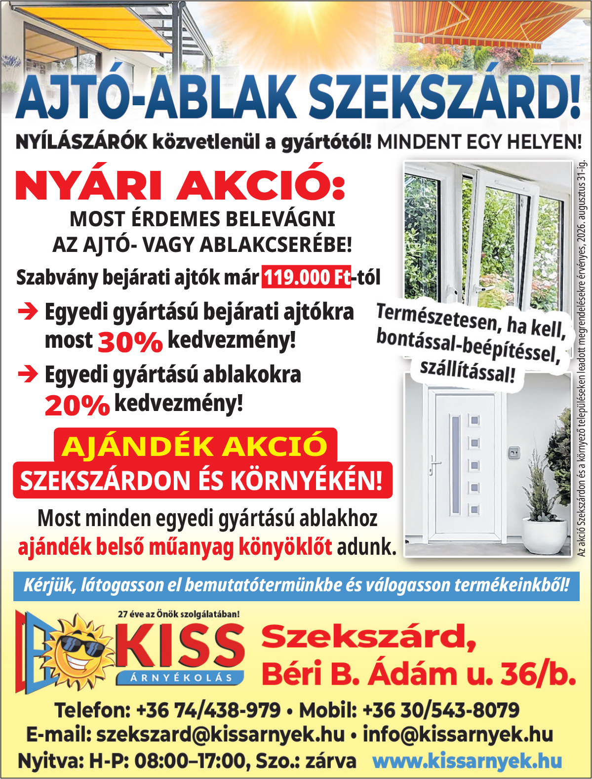 Kiss Árnyékolás
